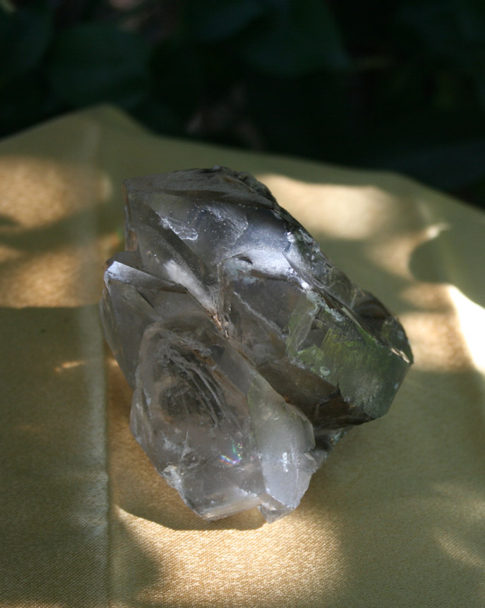 Smokey Elestial Quartz Cluster  energy infusion from the higher realms grounding the higher self in earthly realms 4532